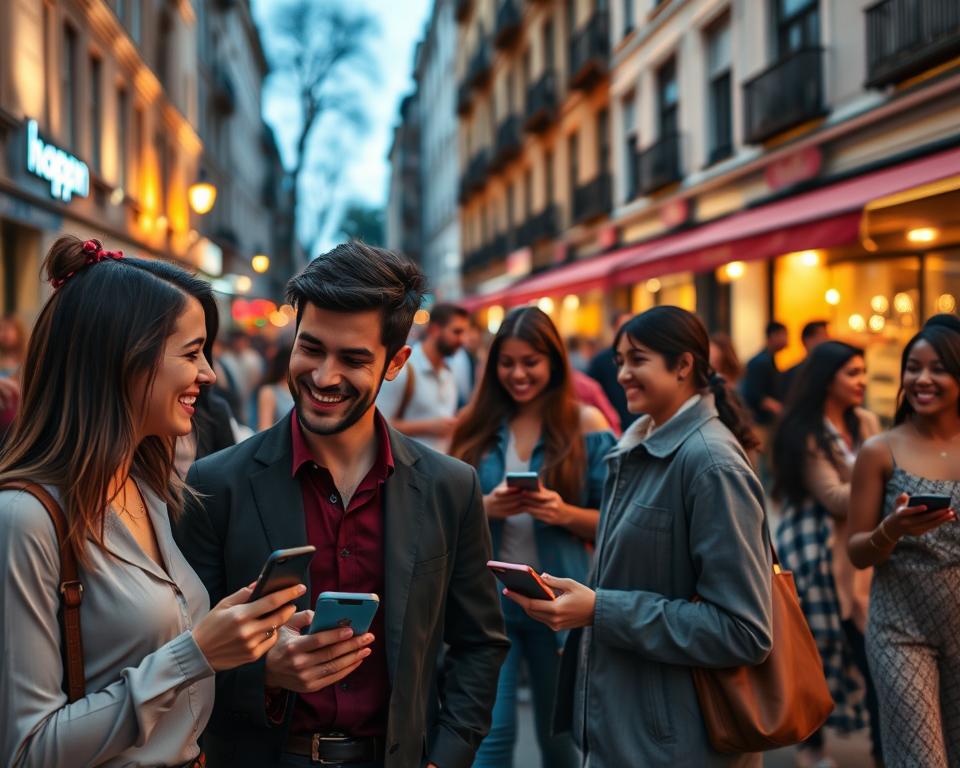 happn location-based dating app